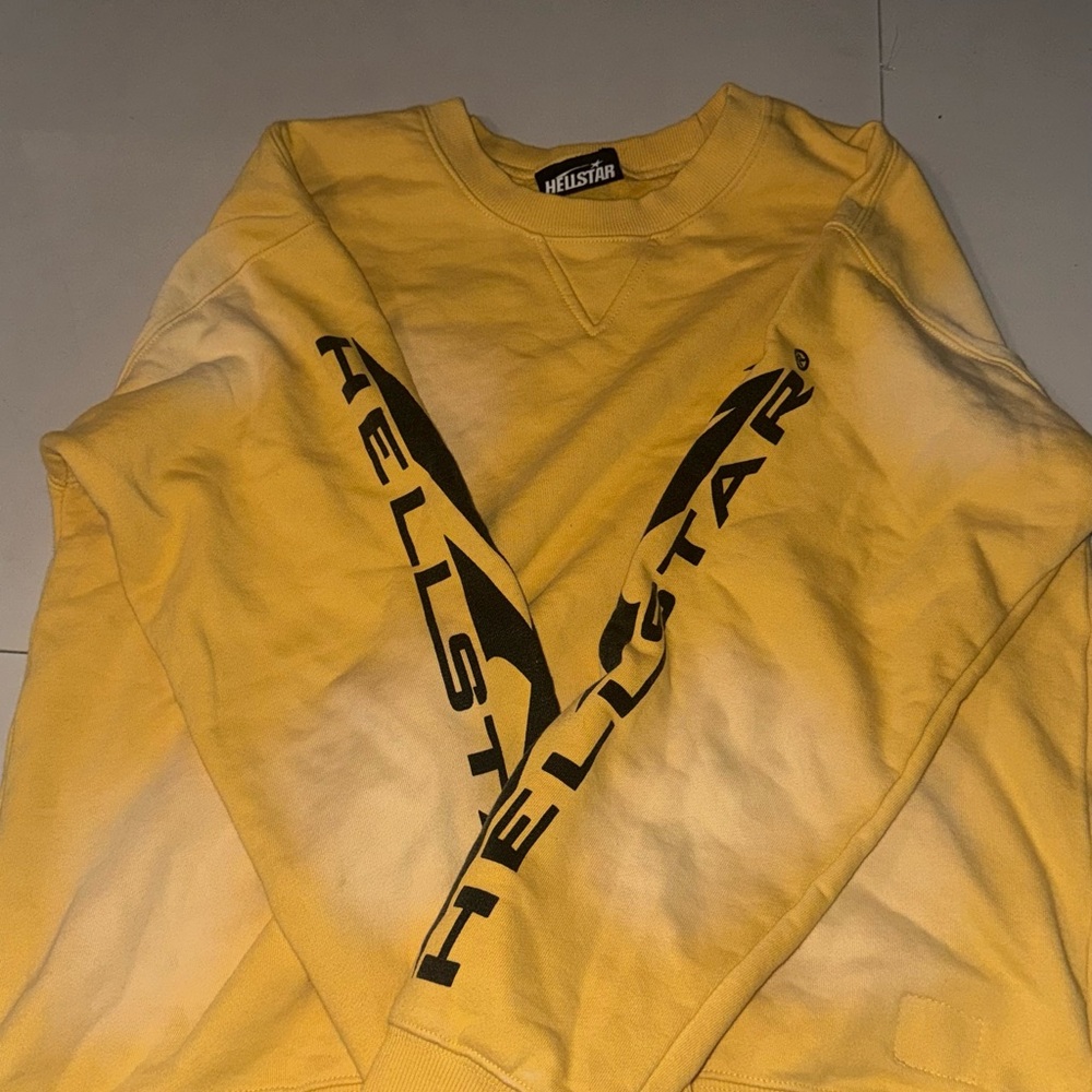 Hellstar Sports Crewneck 'Yellow'